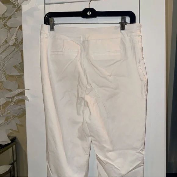 Chicos ladies white comfortable office dress casual pants - Picture 2 of 9